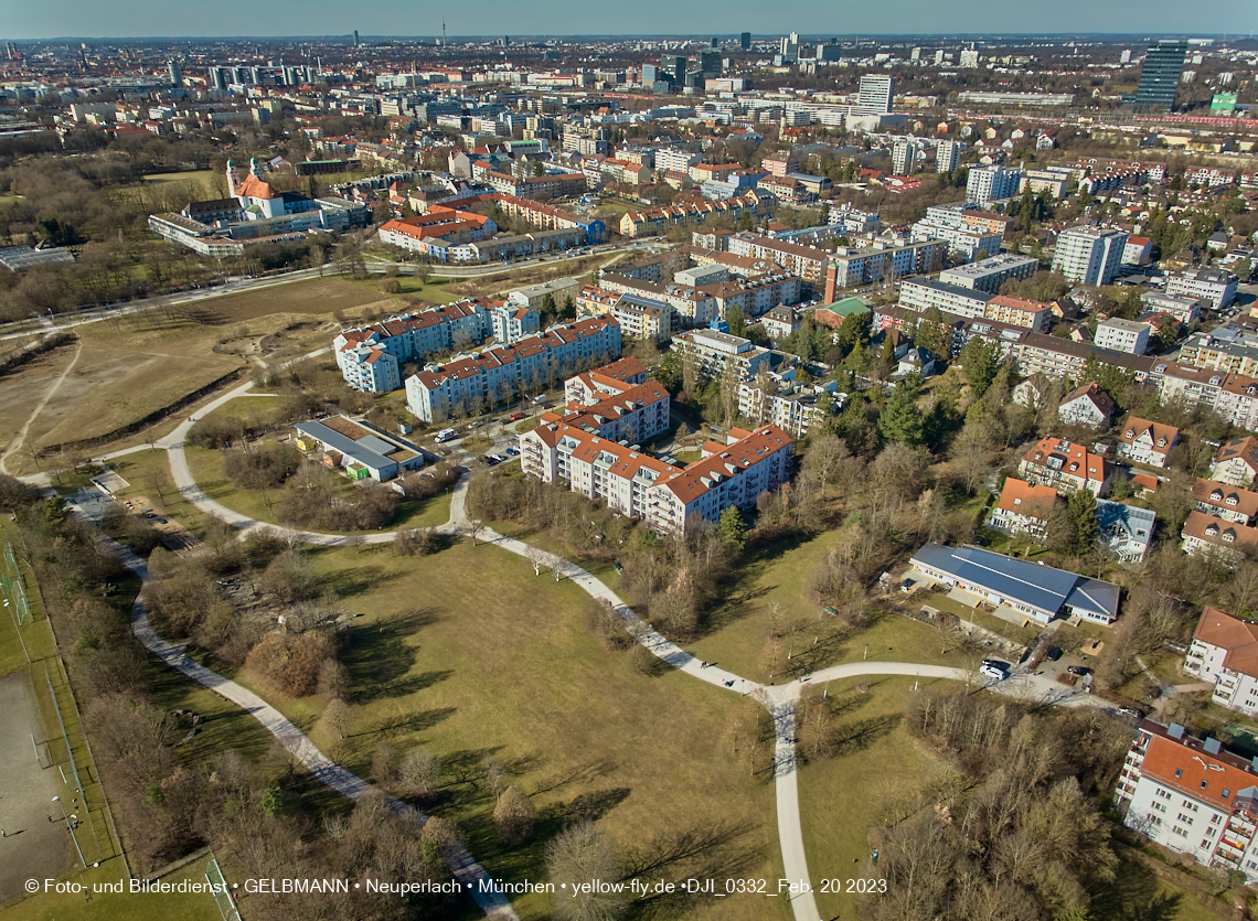 20.02.2023 -  der verschwundene Hachinger Bach in Neuperlach und Berg am Laim